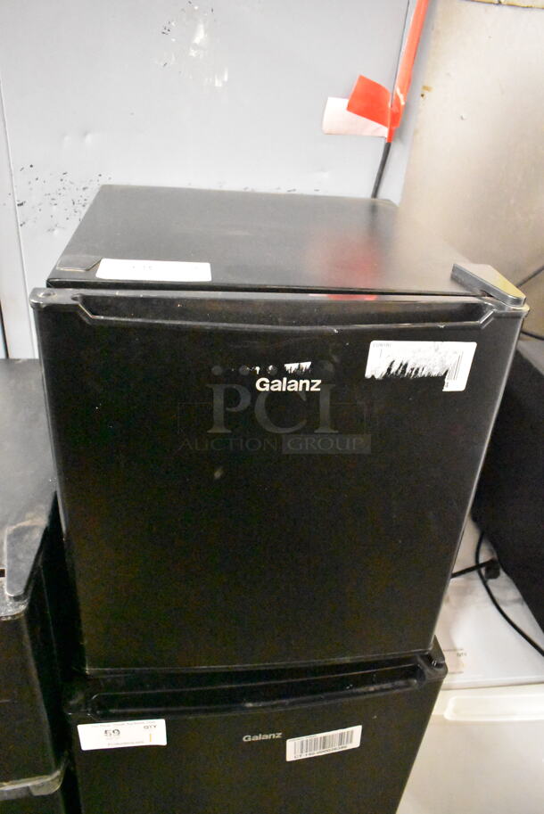 Galanz GL17BK Metal Mini Cooler. 115 Volts, 1 Phase. Tested and Powers On But Does Not Get Cold
 - Image 1 of 5