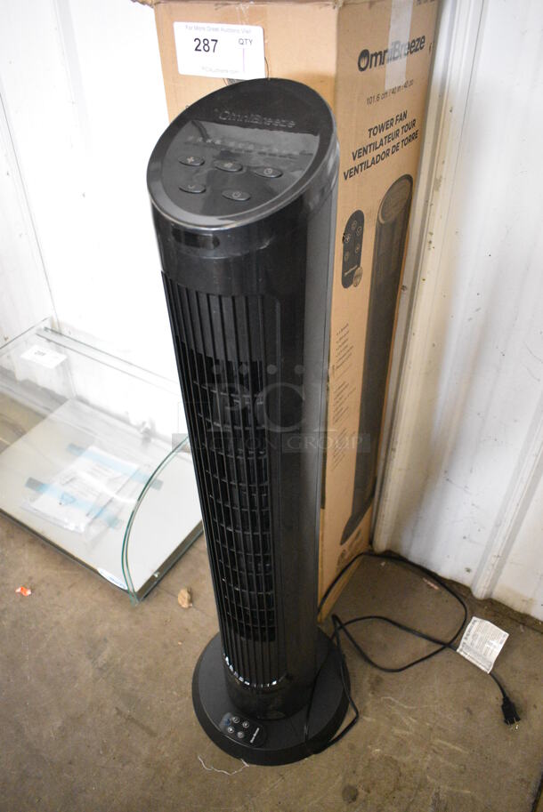 IN ORIGINAL BOX! OmniBreeze Tower Fan. 11x11x40 - Image 2 of 5