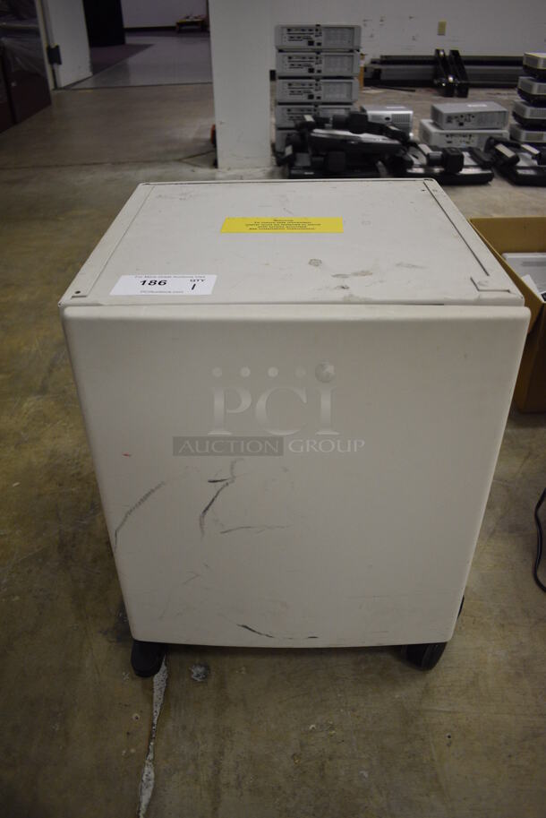 Metal Storage Unit on Wheels With Two Shelves (Main Building) - Image 1 of 4