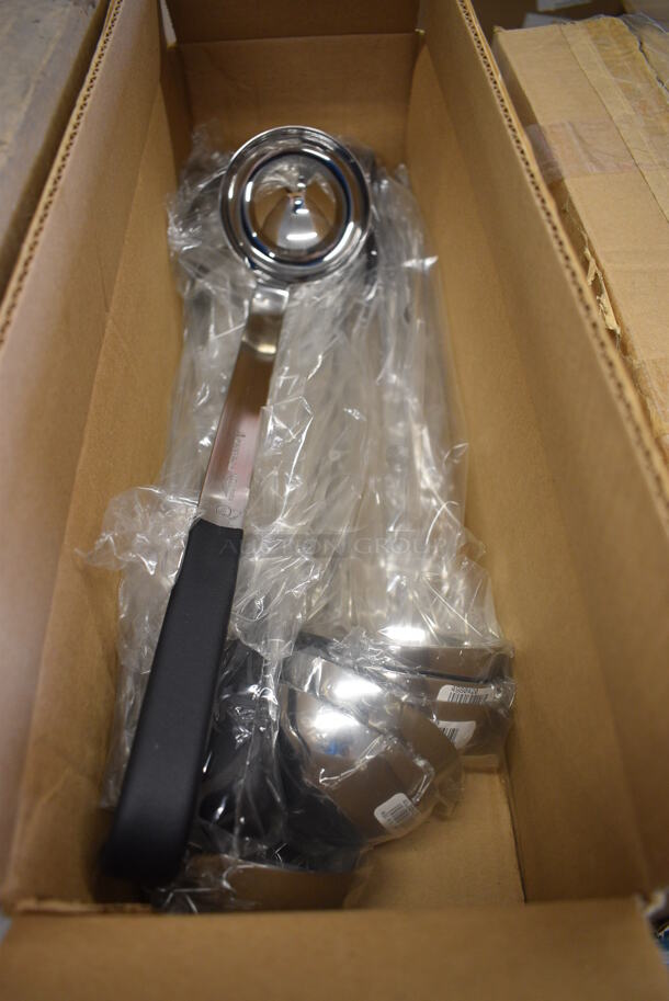 12 BRAND NEW IN BOX! Vollrath 4 oz Stainless Steel Ladles. 15