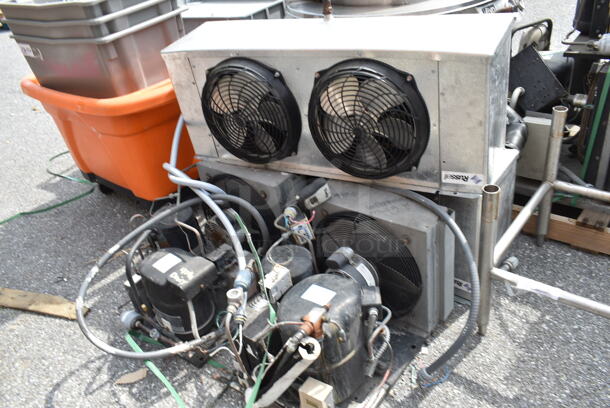3 Items; Rusell Evaporator Fan and 2 Compressors. 3 Times Your Bid! - Image 2 of 2