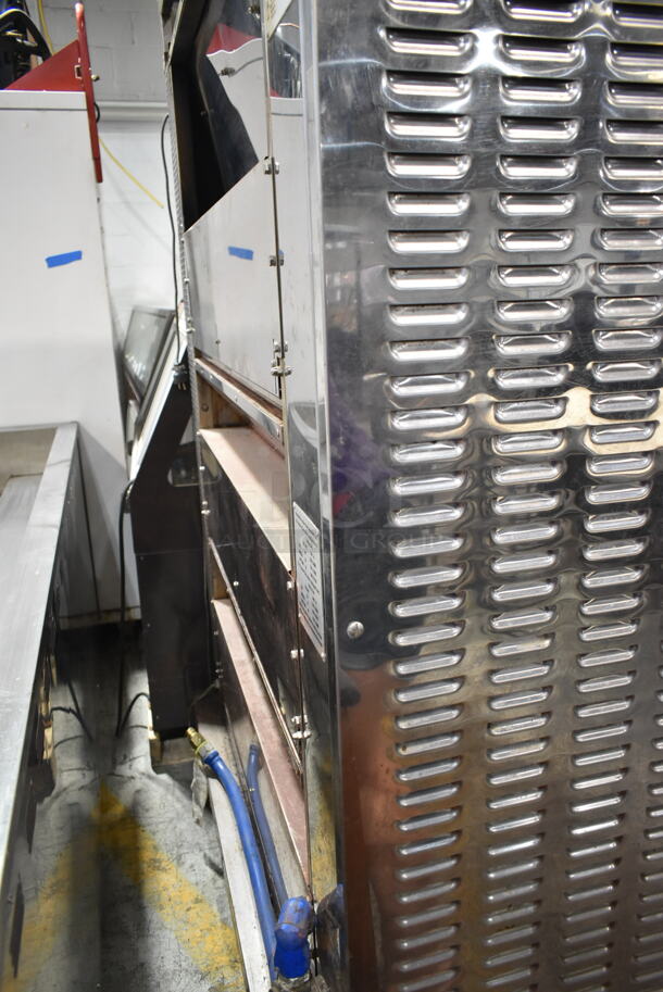 Rotisol 1350.8 Stainless Steel Commercial Floor Style Natural Gas Powered Rotisserie Oven on Commercial Casters.  - Image 7 of 8