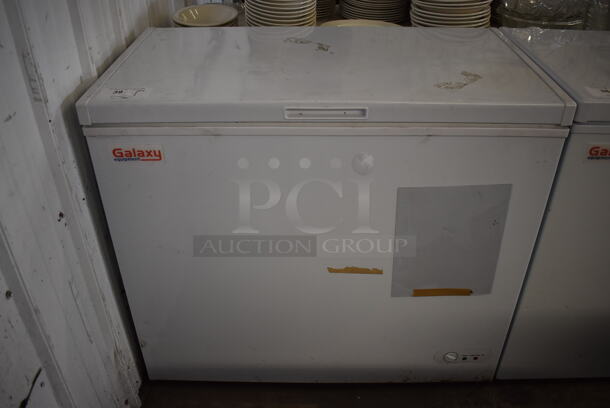 Galaxy 177CF7 Metal Chest Freezer. 115 Volts, 1 Phase. 38x22x33.5. Tested and Working!