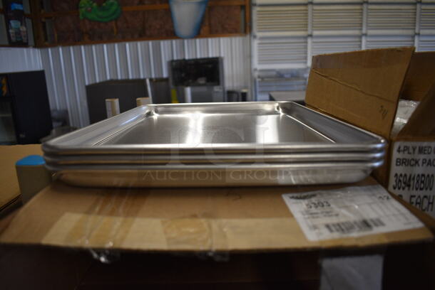 15 BRAND NEW IN BOX! Vollrath Metal Half Size Baking Pans. 13x18x1. 15 Times Your Bid! - Image 3 of 6