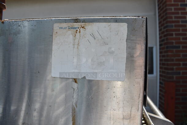 DCS Stainless Steel Commercial Natural Gas Powered Cheese Melter on Table w/ Under Shelf.  - Image 6 of 6