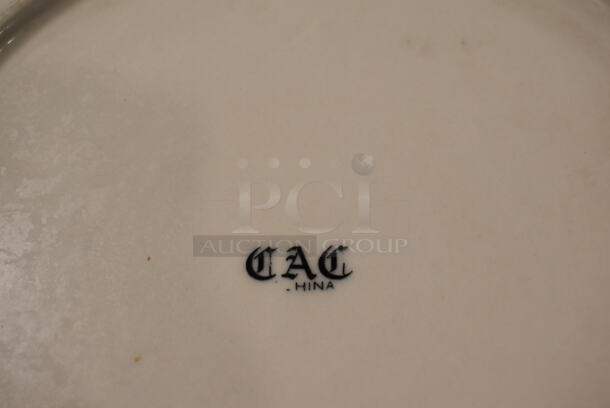 48 White Ceramic Plates. 10x10x1. 48 Times Your Bid! - Image 3 of 3