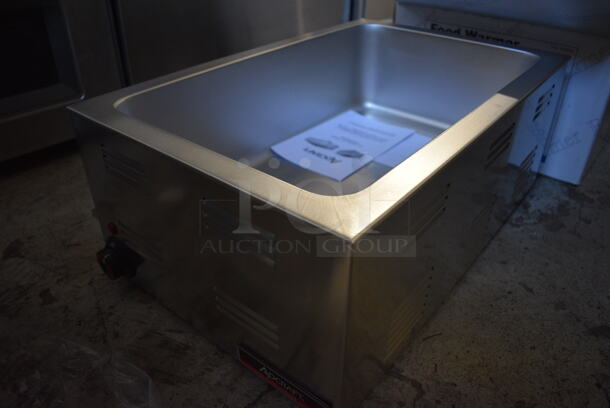 BRAND NEW IN BOX! 2020 Adcraft FW-1200W Stainless Steel Commercial Countertop Food Warmer. 120 Volts, 1 Phase. 14.5x23.5x10. Tested and Working! - Image 5 of 9