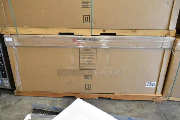 BRAND NEW IN CRATE! Micro Matic BB95 Stainless Steel Commercial 3 Door Back Bar Cooler. 115 Volts, 1 Phase. - Image 2 of 3