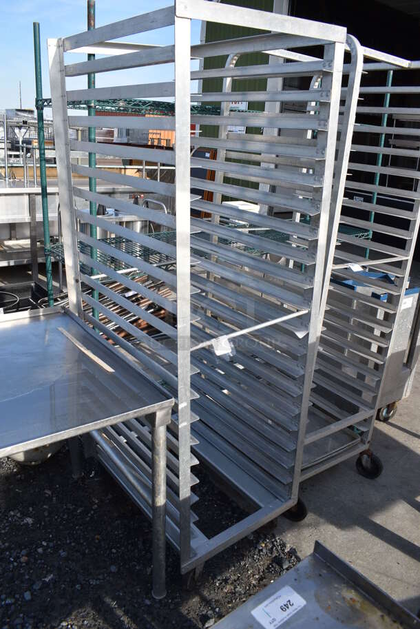 Metal Commercial Pan Transport Rack on Commercial Casters. 21x29x70 - Image 5 of 5