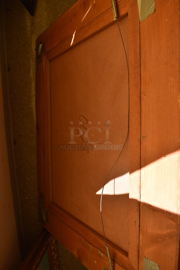 Framed Canvas Painting Reproduction of Le Parc Monceau by Claude Monet From Art Dealer Ed Mero! - Image 9 of 9