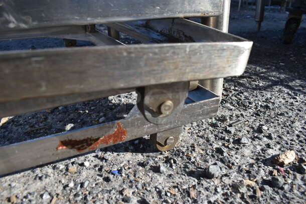 4 Metal Commercial Dolly on Commercial Casters. 27.5x26.5x3.5. 4 Times Your Bid! - Image 3 of 4