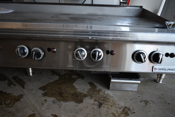 BRAND NEW SCRATCH AND DENT! LATE MODEL! Garland 372GT60GT60N Stainless Steel Commercial Countertop Natural Gas Powered Flat Top Griddle. - Image 5 of 10