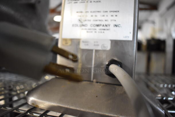 Edlund 270 Stainless Steel Commercial Countertop Electric Powered Can Opener. 115 Volts, 1 Phase. 8x12x10. Tested and Working! - Image 6 of 7