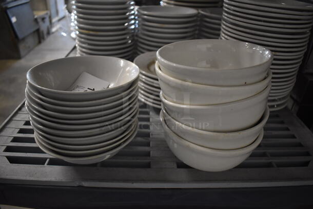 16 Various White Ceramic Bowls. Includes 6x6x2. 16 Times Your Bid! - Image 2 of 4