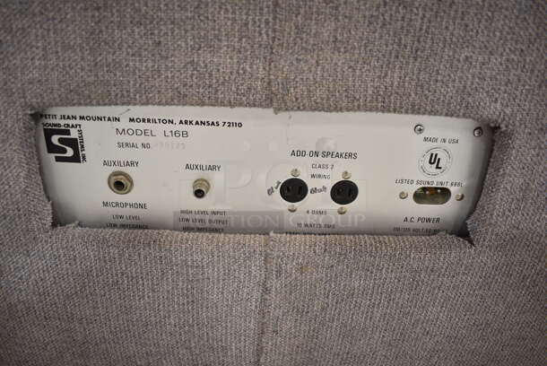 Sound Craft L16B Lecternette. Goes GREAT w/ Item 237! - Image 5 of 8