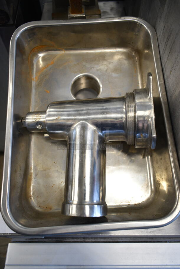 2 Items; Meat Grinder Attachment w/ Tray and Clamp? 2 Times Your Bid!  - Image 2 of 11