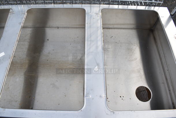 Eagle AWT4-LP Metal Commercial Natural Gas Powered 4 Well Steam Table w/ Under Shelf. 30,000 BTU.  - Image 3 of 5