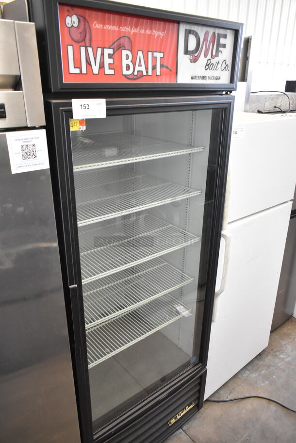 2014 True GDM-26-LD ENERGY STAR Metal Commercial Single Door Reach In Cooler Merchandiser w/ Poly Coated Racks. 115 Volts, 1 Phase. Tested and Working! - Image 1 of 3