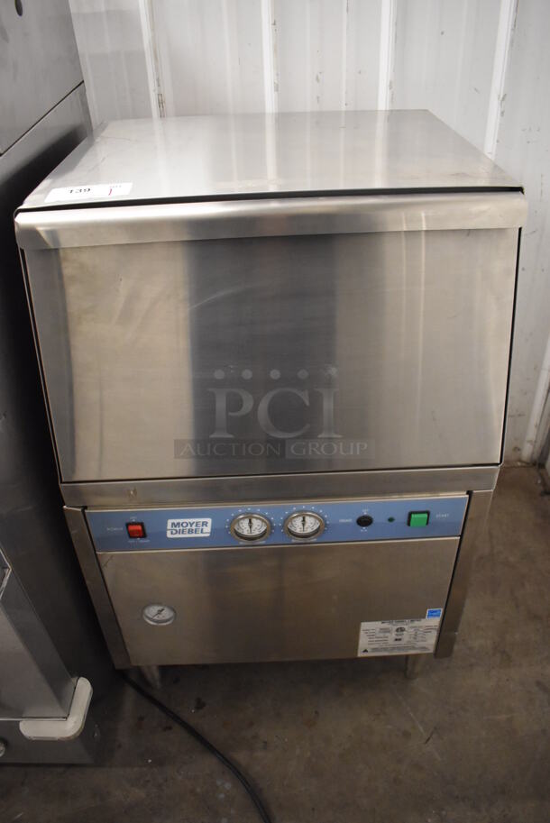LIKE NEW! 2015 Moyer Diebel MD240HT ENERGY STAR Stainless Steel Commercial Dishwasher. 120/208-230 Volts, 1 Phase. 24x28x38