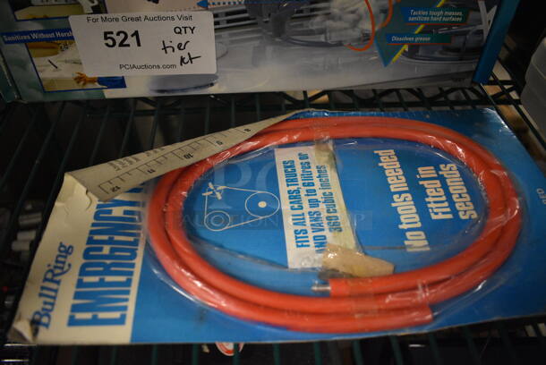 ALL ONE MONEY! Tier Lot of Various Items Including Bissell Hand Held Steam Cleaner, System One Car Care Products, Inter Compressor Portable Air Pump, Interdynamics Air Compressor Traveler, and Plier Kit - Image 3 of 8