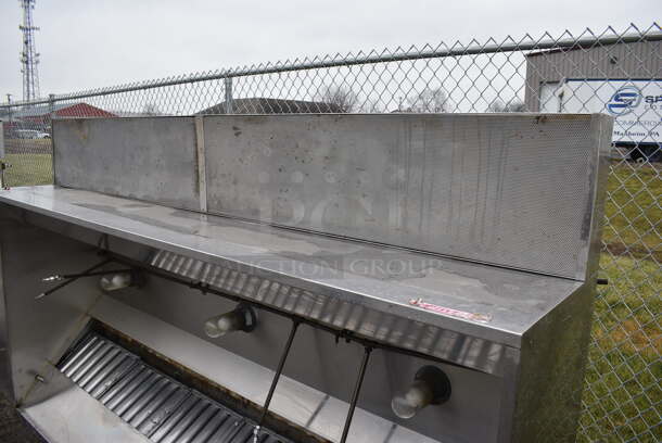 10' CaptiveAire SELF CONTAINED Stainless Steel Commercial Grease Hood w/ Filters and Make Up Air Vent. 120x24x49 - Image 6 of 8