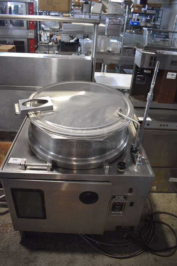 Market Forge MT40E0 Stainless Steel Commercial Floor Style Electric Powered 40 Gallon Steam Kettle. 240 Volts, 3 Phase. 36x34x52 - Image 2 of 10