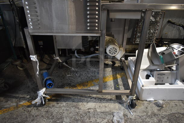 Belshaw Adamatic TG50 Stainless Steel Commercial Floor Style Thermoglaze Icing Machine on Commercial Casters. 208 Volts, 1 Phase. - Image 2 of 7
