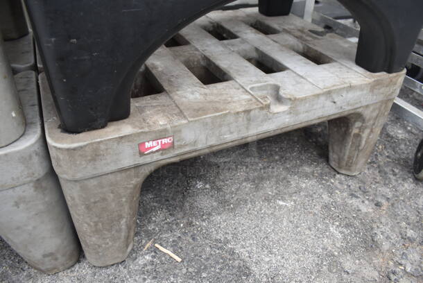 2 Poly Commercial Dunnage Racks; Black and Gray. 30x22x12. 2 Times Your Bid! - Image 3 of 3