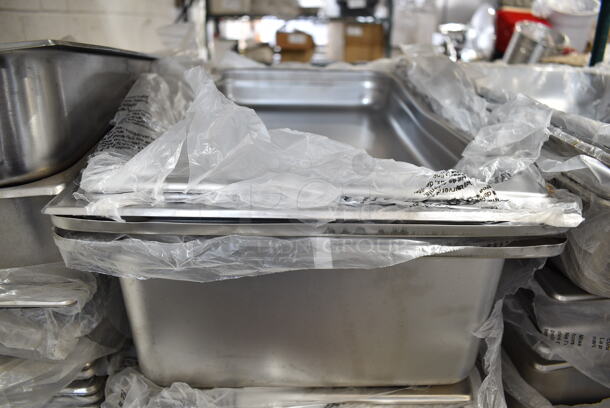 44 BRAND NEW! Various Full Size Stainless Steel Drop In Bins. 44 Times Your Bid!  - Image 6 of 10