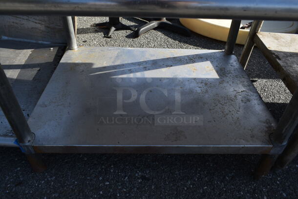 Stainless Steel Equipment Stand w/ Metal Under Shelf. - Image 3 of 4