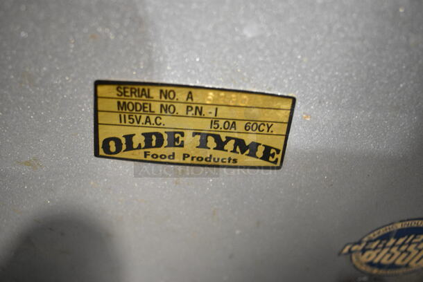Olde Tyme PN1 Stainless Steel Commercial Countertop Nut Grinder Base. 115 Volts, 1 Phase. Tested and Powers On - Image 5 of 5