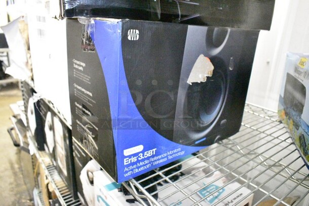 7 Various Items Including Pyle PDMIUSB50 Computer Desktop Microphone, Tetra Whisper IQ Fish Tank Filter, Eris 3.5BT Active Media Reference Monitor, Trio Tripod, 2 Cuisinart ICE-45FR Ice Maker, Ninja Foodi Dual Heat Air Fry Oven. 7 Times Your Bid! - Image 4 of 12
