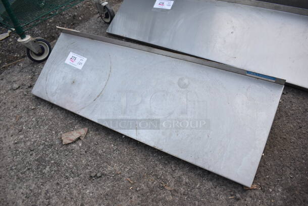 Stainless Steel Shelf w/ Wall Mount Brackets. 36x12x10 - Image 1 of 3