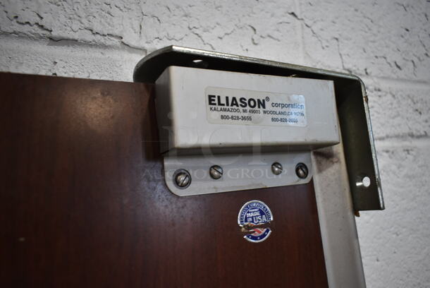 Eliason Wood Pattern Swinging Kitchen Door.  - Image 2 of 2
