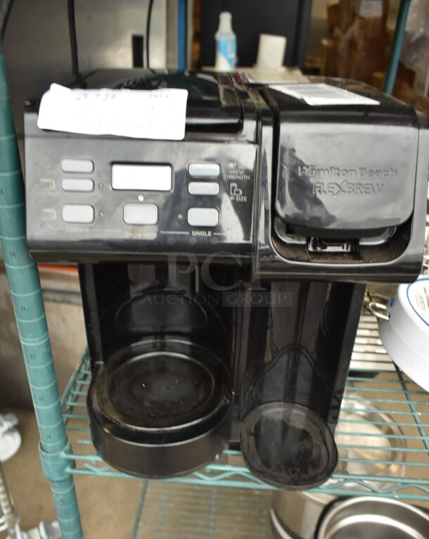 Hamilton Beach 49904F Metal Countertop Single Cup Coffee Machine. 120 Volts, 1 Phase. 