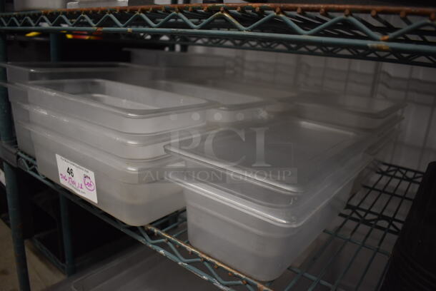 ALL ONE MONEY! Lot of Poly Drop In Bins and Lids; 5 1/3x6, 17x1/3x4 and 1 Lid - Image 2 of 5