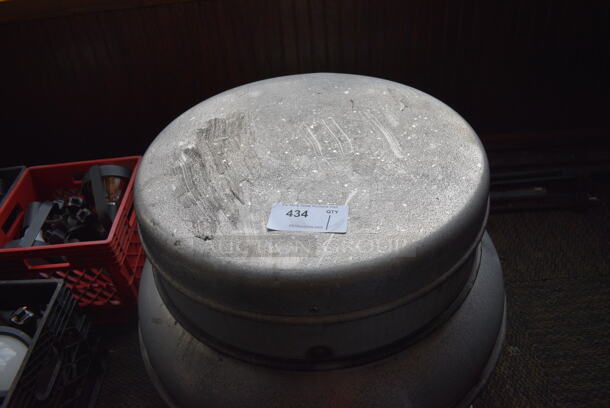 Metal Commercial Rooftop Mushroom Exhaust Fan. BUYER MUST REMOVE. 26x26x22. (Susquehanna Ale House) - Image 4 of 4