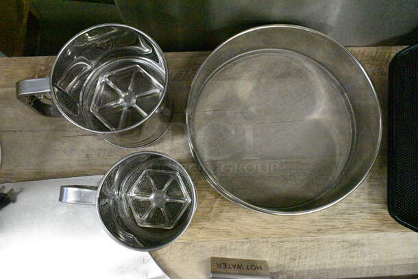 22 Items Including Metal Baking Pans, Scale, Manual Citrus Juicer, Mesh Racks, Sifters. 22 Times Your Bid!  - Image 9 of 12