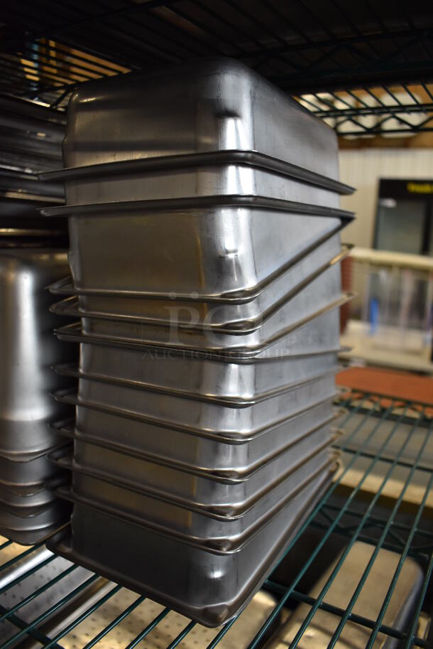 ALL ONE MONEY! Tier Lot of 51 Various Stainless Steel Drop In Bins. Includes 1/1x2.5, 1/6x6 - Image 2 of 5