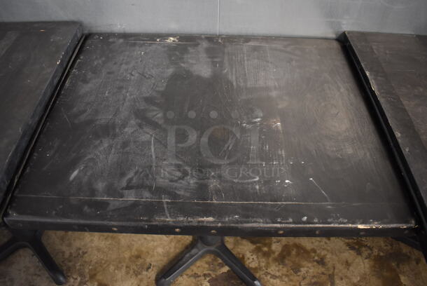 2 Black Wooden Dining Tables. 30x24x30. 2 Times Your Bid! - Image 5 of 5