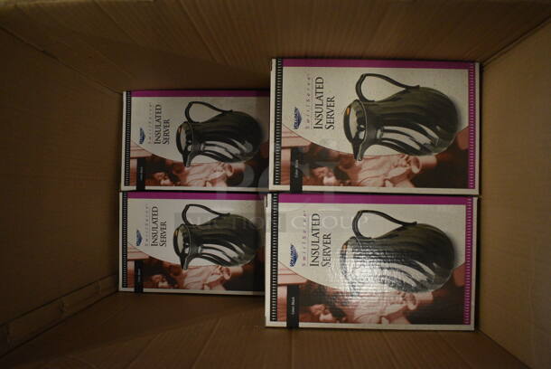 6 BRAND NEW IN BOX! Vollrath Black Poly Insulated Servers. 6 Times Your Bid! - Image 3 of 4