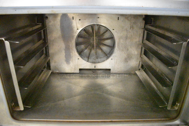 Wiesheu Stainless Steel Commercial Double Deck Convection Oven on Pan Rack w/ Commercial Casters. 208-240 Volts, 3 Phase. - Image 3 of 9