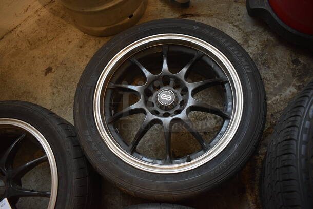 3 Tires on Rims Including Sumitomo HTR ZIII 225/45ZR17 94Y. ET35 42 Includes 24.5x9.5x24.5. 3 Times Your Bid! - Image 9 of 12