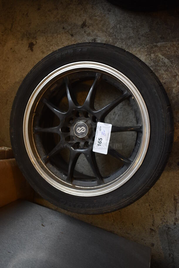 3 Tires on Rims Including Sumitomo HTR ZIII 225/45ZR17 94Y. ET35 42 Includes 24.5x9.5x24.5. 3 Times Your Bid! - Image 10 of 12
