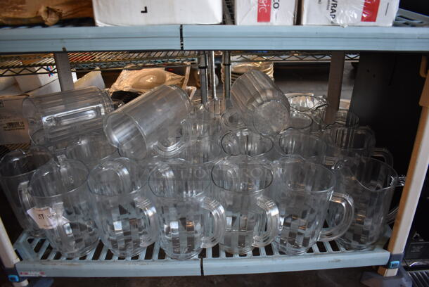 ALL ONE MONEY! Tier Lot of Various Items Including Clear Poly Pitchers - Image 4 of 5