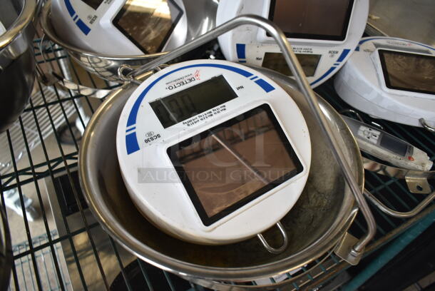 7 Detecto SCS30 30 Pound Capacity Hanging Scale w/ 5 Metal Hanging Bowls. 7 Times Your Bid! - Image 7 of 12