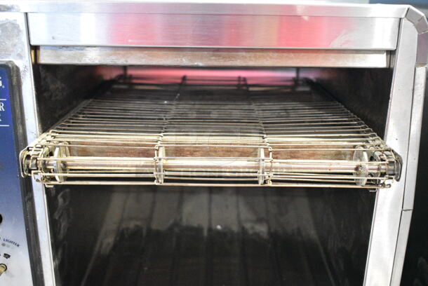 Waring CTS1000 Stainless Steel Commercial Countertop Conveyor Toaster Oven. 120 Volts, 1 Phase. Cannot Test Due To Missing Power Switch - Image 4 of 6