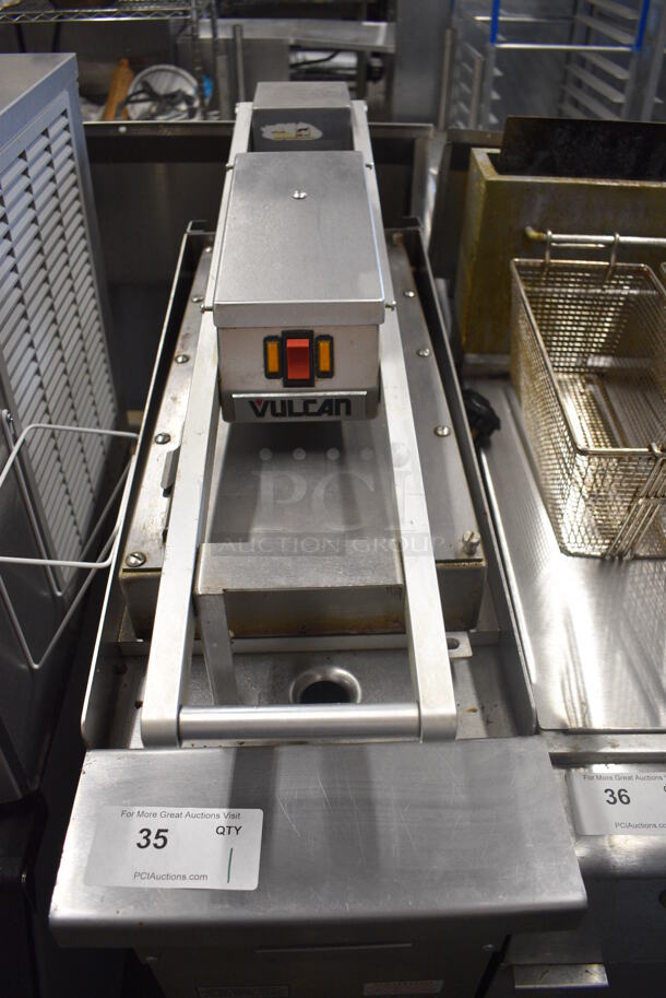 Vulcan Model EV12-12G208NDLS Stainless Steel Commercial Floor Style Electric Powered Flat Top Griddle w/ Panini Top on Commercial Casters. 208 Volts, 3/1 Phase. 15x40x47 - Image 4 of 6