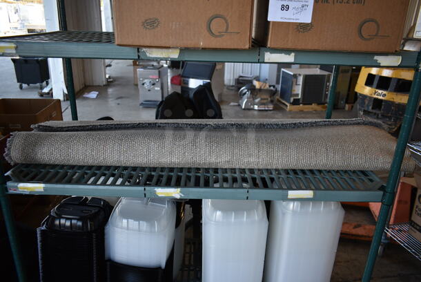 ALL ONE MONEY! Lot of Items on Shelving Unit Including Paper Products and Rug. Does Not Include Shelving Unit. - Image 7 of 7