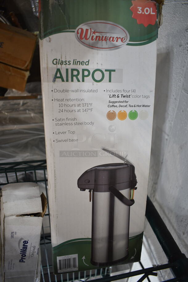 ALL ONE MONEY! Tier Lot of BRAND NEW! Items Including Drop In Bin, Tablecraft Syrup Pourers, G-107 Swirled Shaker, KNW1000 WellChoice Knives, Winware Airpot. - Image 9 of 9